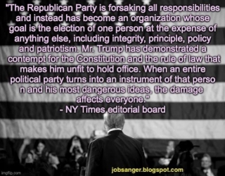 The GOP Has Abandoned Integrity, Principle, Policy, & Patriotism