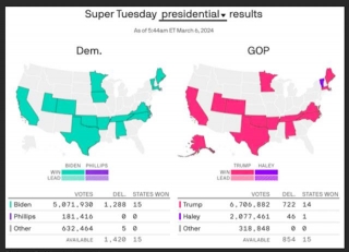 Super Tuesday Settled It - The Choice Is Biden Or Trump