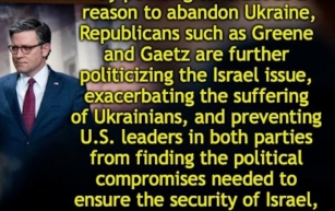 MAGA GOP Compromises The Security Of Israel, Ukraine, U.S.