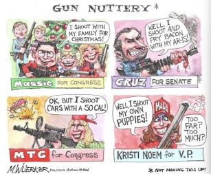 Right-Wing Politicians Try To Out-Gun Each Other
