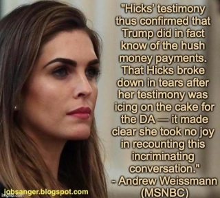 Hicks Weeping Testimony Helped The D.A.'s Case