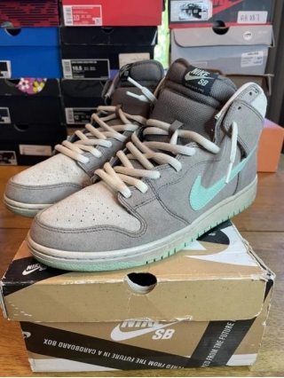 Size 11.5 – Nike SB Dunk High Pro Soft Grey Mint Clean RB *RARE* – Preowned – Ebay – $245
