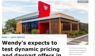 A Market Economy - Or What It Will Be Like When The Price Of Lunch Bounces Around Like Stock Prices - Wendy's Adopts Dynamic Pricing