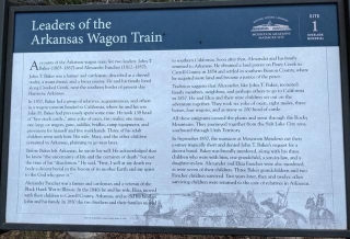 Leaders Of The Arkansas Wagon Train