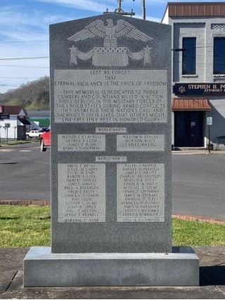 Cumberland Countians War Memorial
