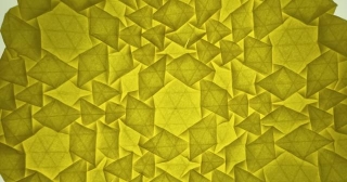 Torn Maps Origami Tessellation