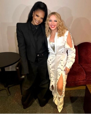 Royalty! Janet Jackson Links Up With Kylie Minogue In Las Vegas