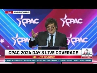 FULL SPEECH: Javier Milei Addresses CPAC In DC 2024 - 2/24/24