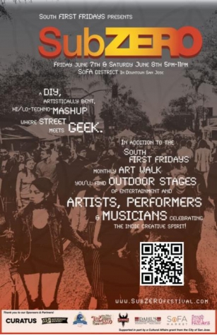 6/7/24: San Jose’s 15th Annual SubZERO Festival W/ 100+ Artists (June 7-8) - FREE