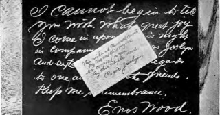 Photographic Copies Of Written Messages From The Spirit-world