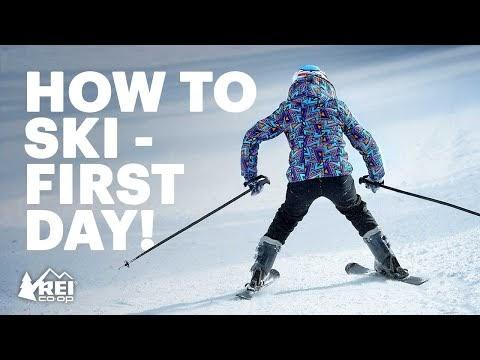 Learning to ski on YouTube