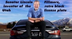 New, Cool Utah Retro License Plates