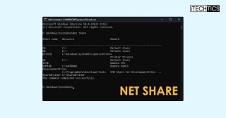 How To View, Create, Delete Network Shares Using Windows Command Prompt