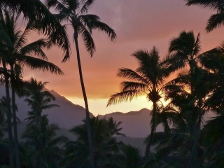 Aloha Friday Photo: Kailua Sunset Over The Pali