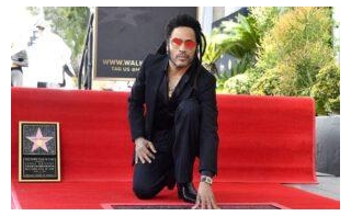 OMG, Have You Heard? Lenny Kravitz Is Honoured With A Hollywood Walk Of Fame Star