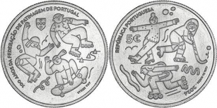 Portugal 5 Euro 2024 - 100 Years Of The Portuguese Skating Federation