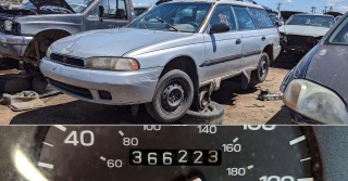 Junkyard Find: 1995 Subaru Legacy L Wagon With 366,223 Miles