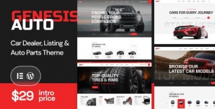 GenesisAuto – Autohändler- Und React-Listing-WordPress-Template