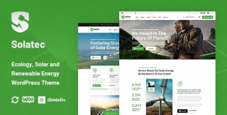 Solatec – WordPress-Template Für Ökologie Und Solarenergie