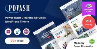 Powash |  Power Wash WordPress Template + RTL