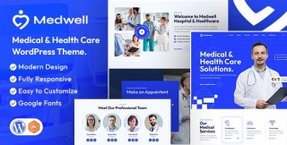 Medwell |  WordPress-Vorlage Für Medizin Und Gesundheitswesen