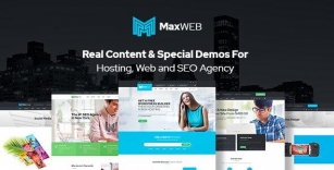 MaxWeb – WordPress-Template Für Hosting- Und SEO-Agenturen