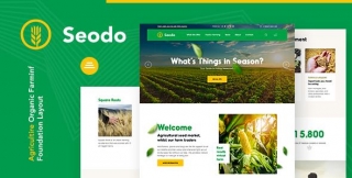 Seodo |  WordPress-Vorlage Der Agriculture Farming Foundation