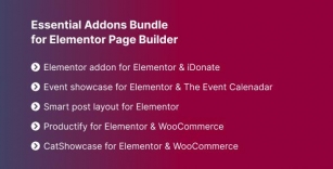 Wichtiges Add-Ons-Paket Für Den Elementor Page Builder