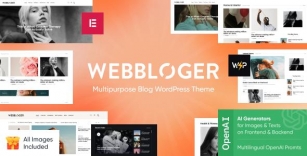 Webbloger – Mehrzweck-Blog-WordPress-Layout