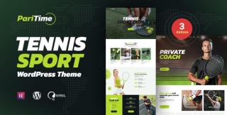 Paritime – Tennisclub-WordPress-Layout