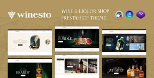 Winesto Elementor – Wein- Und Spirituosenladen-Prestashop-Layout
