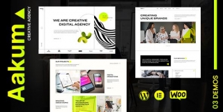 Aakum – WordPress-Layout Für Kreativagenturen