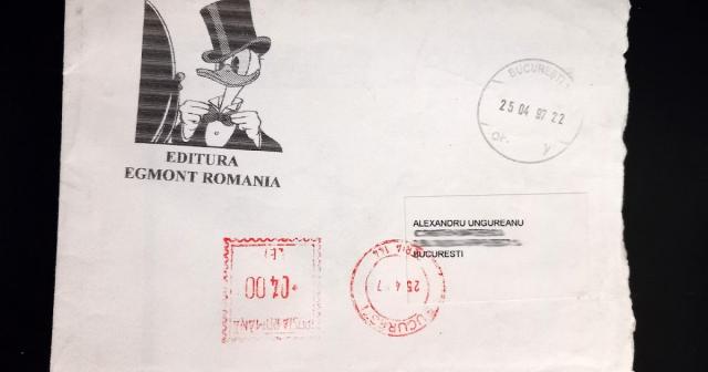 scrisoare de la Egmont Romania