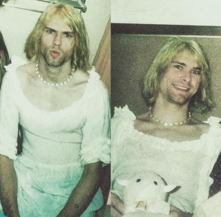 Kurt Cobain In Dresses