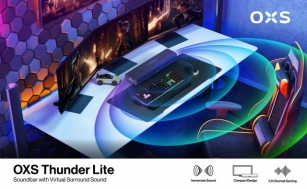 OXS Debuts S2 Thunder Lite Gaming Soundbar: Big Sound, Small Footprint