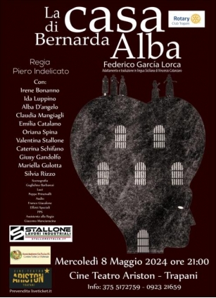 All’Ariston Di Trapani “La Casa Di Bernalda Alba”, Regia Di Piero Indelicato