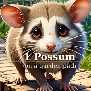 1 Possum On A Wooden Fence AI Animation