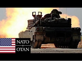 US Army, NATO. Tanks, Armored Vehicles And Soldiers. Combat Exercises In Poland