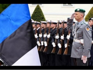 Military Honours For Estonia's President At Bellevue Palace In Berlin - YouTube - 16 APR 2024