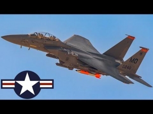 U.S. Air Force. F-15E Strike Eagle Fighters. B61 Nuclear Bomb Test.