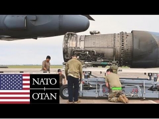 USAF, NATO. B-1B Lancer Bombers In Spain. Engine Maintenance And Combat Missions -YouTube