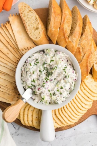 Vegetable Goat Cheese Spread