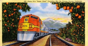Once Upon A Time, You Could Ride A Train Right Through The Orange Groves In Southern California
