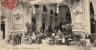 The Extravagant Art Nouveau Facade Of The Elysée Palace In Vichy, France