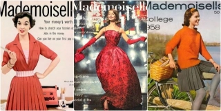 35 Cover Photos Of Mademoiselle Magazine In The 1950s