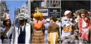Wonderful Color Photos Show How People Dressed For Easter Parade In New York City In The 1950s